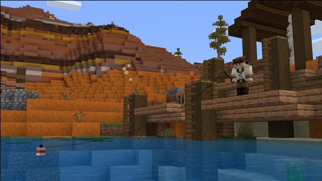 Screenshot of the Minecraft Bedrock Marketplace product Cowboy Survival created by Carper Creative.