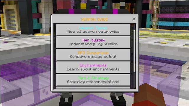 Screenshot of the Minecraft Bedrock Marketplace product Cyber Battle Arena created by Carper Creative.