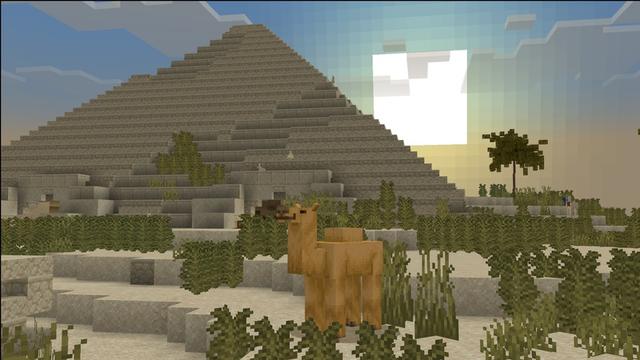 Screenshot of the Minecraft Bedrock Marketplace product Desert Oasis House created by Carper Creative.