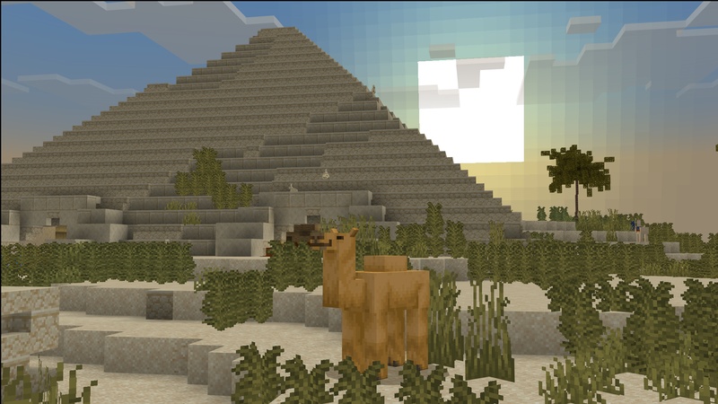 Screenshot of the Minecraft Bedrock Marketplace product Desert Oasis House created by Carper Creative.
