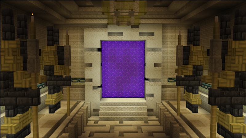 Screenshot of the Minecraft Bedrock Marketplace product Desert Oasis House created by Carper Creative.