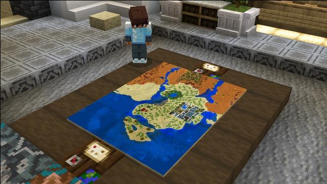 Screenshot of the Minecraft Bedrock Marketplace product Desert Oasis House created by Carper Creative.