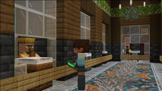 Screenshot of the Minecraft Bedrock Marketplace product Desert Oasis House created by Carper Creative.