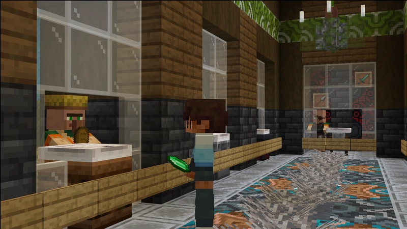 Screenshot of the Minecraft Bedrock Marketplace product Desert Oasis House created by Carper Creative.