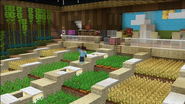 Screenshot of the Minecraft Bedrock Marketplace product Desert Oasis House created by Carper Creative.