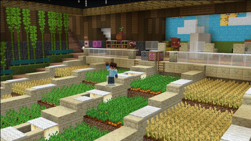 Screenshot of the Minecraft Bedrock Marketplace product Desert Oasis House created by Carper Creative.
