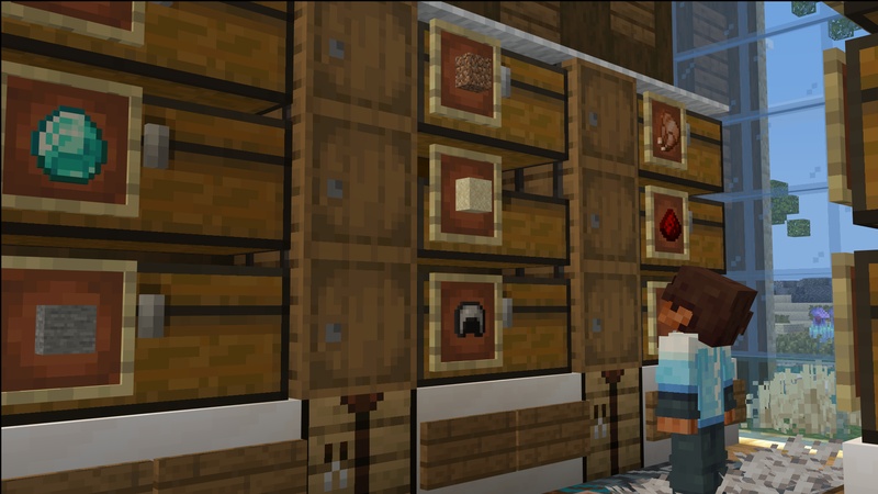 Screenshot of the Minecraft Bedrock Marketplace product Desert Oasis House created by Carper Creative.