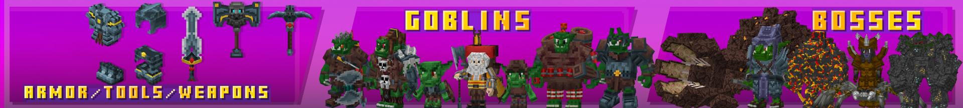 Panorama of the Minecraft Bedrock Marketplace product Dungeon Depths created by Carper Creative.