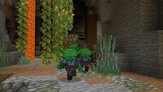 Screenshot of the Minecraft Bedrock Marketplace product Dungeon Depths created by Carper Creative.