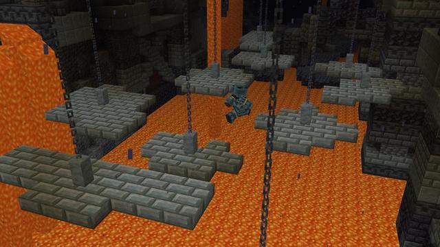 Screenshot of the Minecraft Bedrock Marketplace product Dungeon Depths created by Carper Creative.