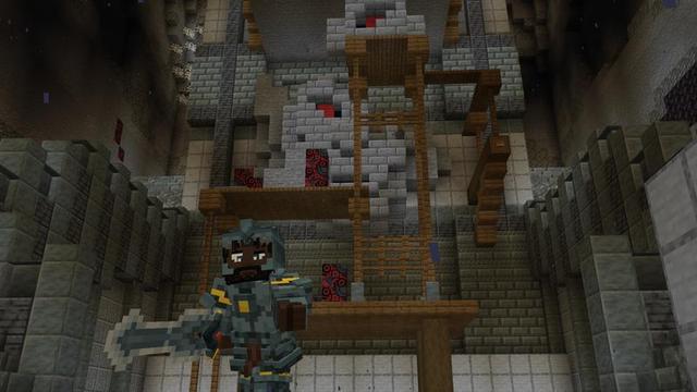 Screenshot of the Minecraft Bedrock Marketplace product Dungeon Depths created by Carper Creative.
