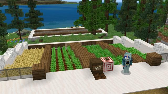 Screenshot of the Minecraft Bedrock Marketplace product Eco Green House created by Carper Creative.