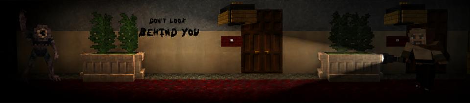 Panorama of the Minecraft Bedrock Marketplace product Horror Hotel created by Carper Creative.