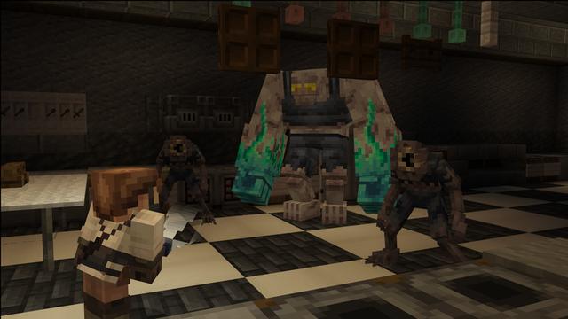 Screenshot of the Minecraft Bedrock Marketplace product Horror Hotel created by Carper Creative.
