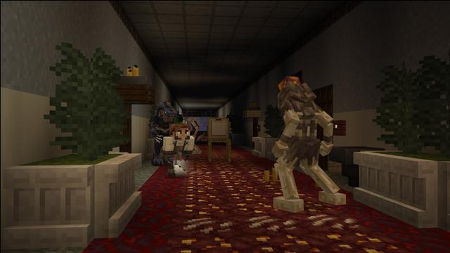 Screenshot of the Minecraft Bedrock Marketplace product Horror Hotel created by Carper Creative.
