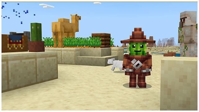 Screenshot of the Minecraft Bedrock Marketplace product Isekai Buddy: Juss the Cacta created by Carper Creative.