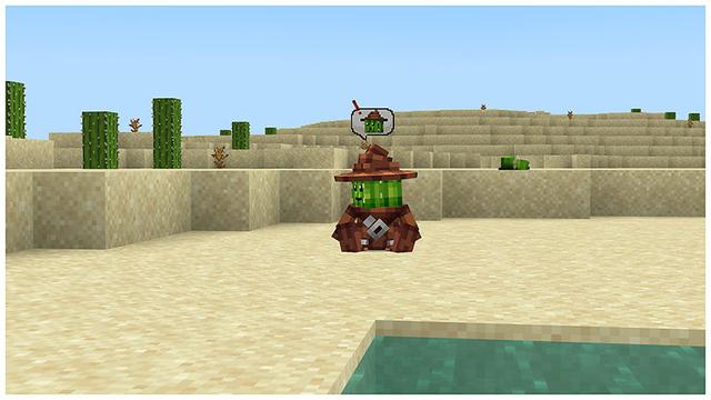 Screenshot of the Minecraft Bedrock Marketplace product Isekai Buddy: Juss the Cacta created by Carper Creative.