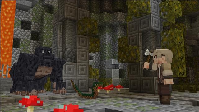 Screenshot of the Minecraft Bedrock Marketplace product Jungle Dungeons created by Carper Creative.