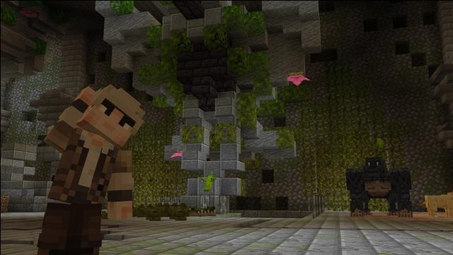 Screenshot of the Minecraft Bedrock Marketplace product Jungle Dungeons created by Carper Creative.