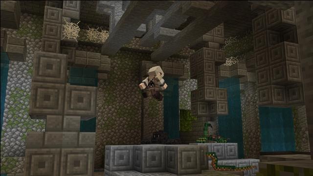 Screenshot of the Minecraft Bedrock Marketplace product Jungle Dungeons created by Carper Creative.