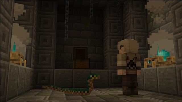 Screenshot of the Minecraft Bedrock Marketplace product Jungle Dungeons created by Carper Creative.