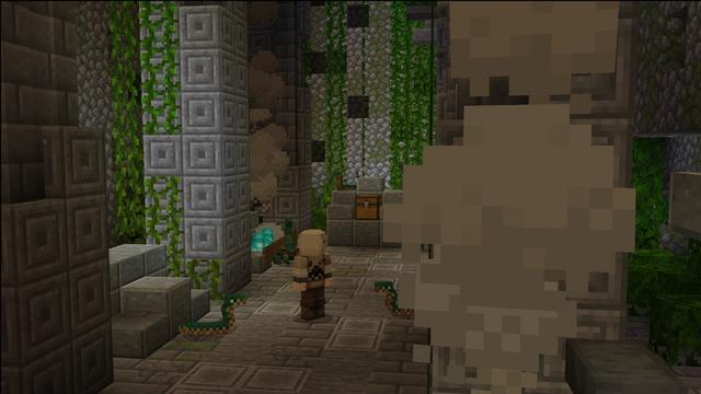 Screenshot of the Minecraft Bedrock Marketplace product Jungle Dungeons created by Carper Creative.