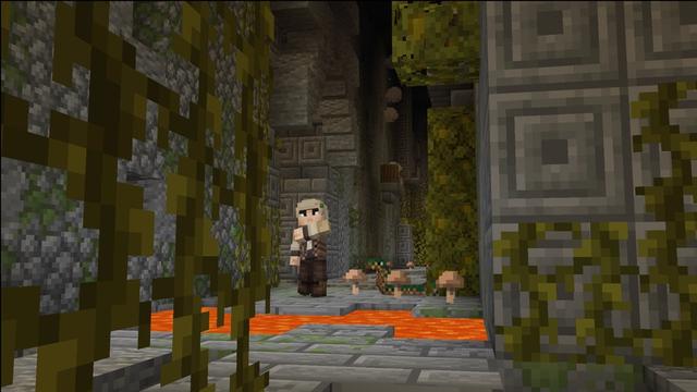 Screenshot of the Minecraft Bedrock Marketplace product Jungle Dungeons created by Carper Creative.