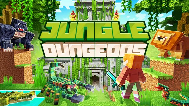 Thumbnail of the Minecraft Bedrock Marketplace product Jungle Dungeons created by Carper Creative.