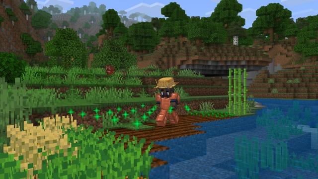 Screenshot of the Minecraft Bedrock Marketplace product Magic Hats created by Carper Creative.