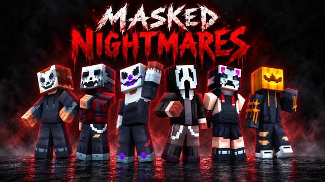 Thumbnail of the Minecraft Bedrock Marketplace product Masked Nightmares created by Carper Creative.