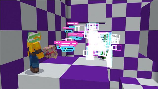 Screenshot of the Minecraft Bedrock Marketplace product Meme Weapons v1.1 created by Carper Creative.