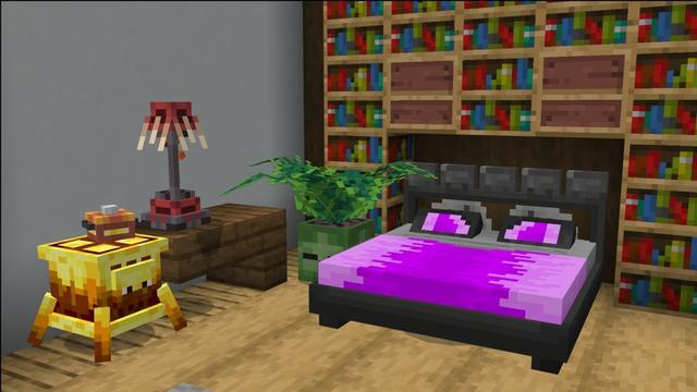 Screenshot of the Minecraft Bedrock Marketplace product Mob Furniture created by Carper Creative.