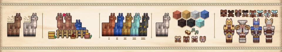 Panorama of the Minecraft Bedrock Marketplace product My Little Llama Overhaul created by Carper Creative.