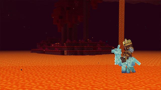 Screenshot of the Minecraft Bedrock Marketplace product My Little Llama Overhaul created by Carper Creative.