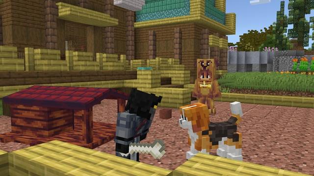 Screenshot of the Minecraft Bedrock Marketplace product Pet Paradise created by Carper Creative.