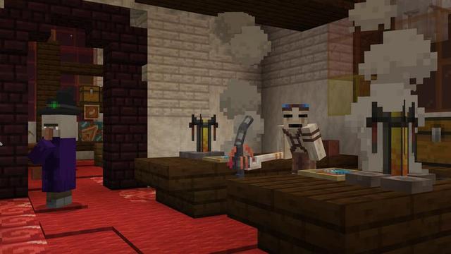 Screenshot of the Minecraft Bedrock Marketplace product Screaming House created by Carper Creative.