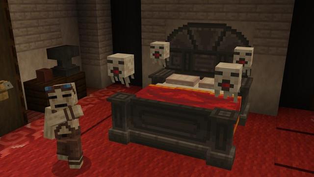 Screenshot of the Minecraft Bedrock Marketplace product Screaming House created by Carper Creative.