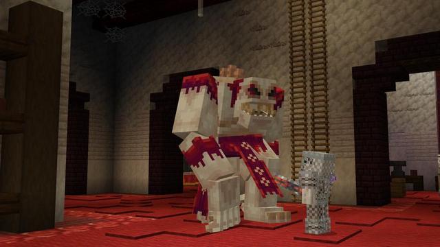 Screenshot of the Minecraft Bedrock Marketplace product Screaming House created by Carper Creative.