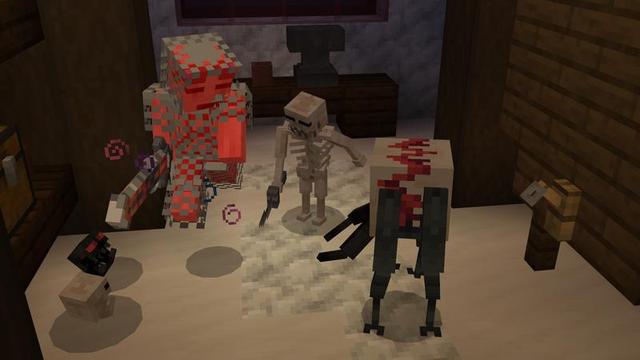 Screenshot of the Minecraft Bedrock Marketplace product Screaming House created by Carper Creative.
