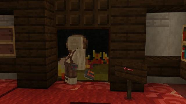 Screenshot of the Minecraft Bedrock Marketplace product Screaming House created by Carper Creative.