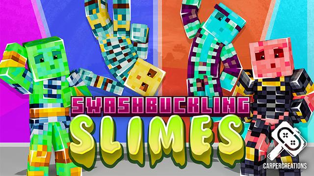 Thumbnail of the Minecraft Bedrock Marketplace product Swashbuckling Slimes created by Carper Creative.
