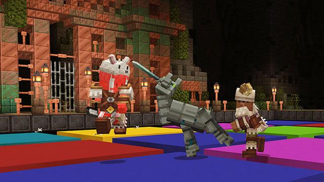 Screenshot of the Minecraft Bedrock Marketplace product The Llama Glama Gang created by Carper Creative.