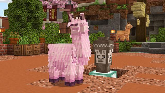 Screenshot of the Minecraft Bedrock Marketplace product The Llama Glama Gang created by Carper Creative.