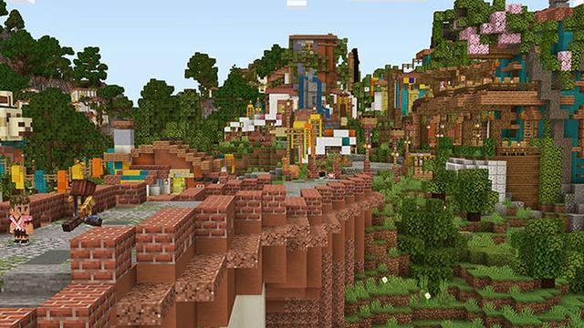 Screenshot of the Minecraft Bedrock Marketplace product The Llama Glama Gang created by Carper Creative.