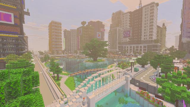 Screenshot of the Minecraft Bedrock Marketplace product Aphmau's City Life created by CatFace.
