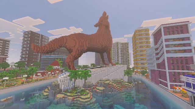 Screenshot of the Minecraft Bedrock Marketplace product Aphmau's City Life created by CatFace.