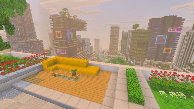 Screenshot of the Minecraft Bedrock Marketplace product Aphmau's City Life created by CatFace.