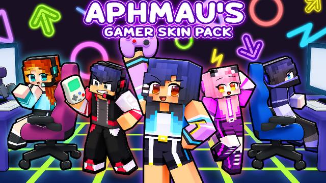 Thumbnail of the Minecraft Bedrock Marketplace product Aphmau's Gamer Skin Pack created by CatFace.