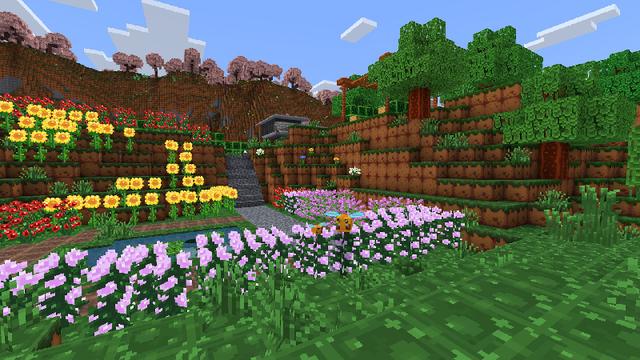 Screenshot of the Minecraft Bedrock Marketplace product Aphmau's Slime Life created by CatFace.