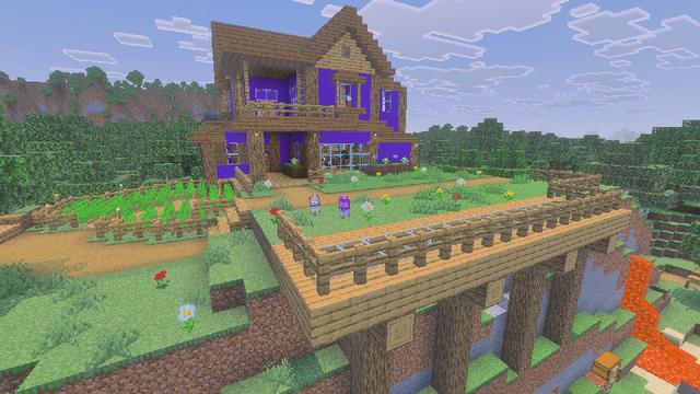 Screenshot of the Minecraft Bedrock Marketplace product Aphmau's Wolf Mountain created by CatFace.